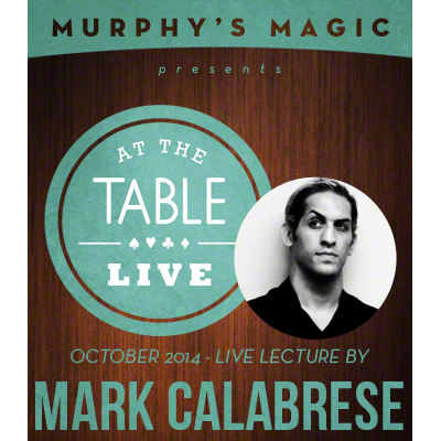 (image for) At the Table Live Lecture - Mark Calabrese 10/29/2014 - DOWNLOAD